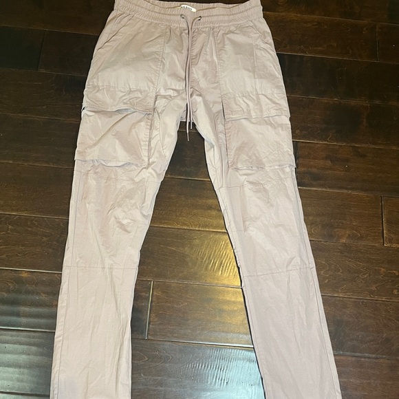 Pacsun Cargo Pants Size  Pink Slim Fit Pockets‎ Tapered Mens M - Picture 1 of 9